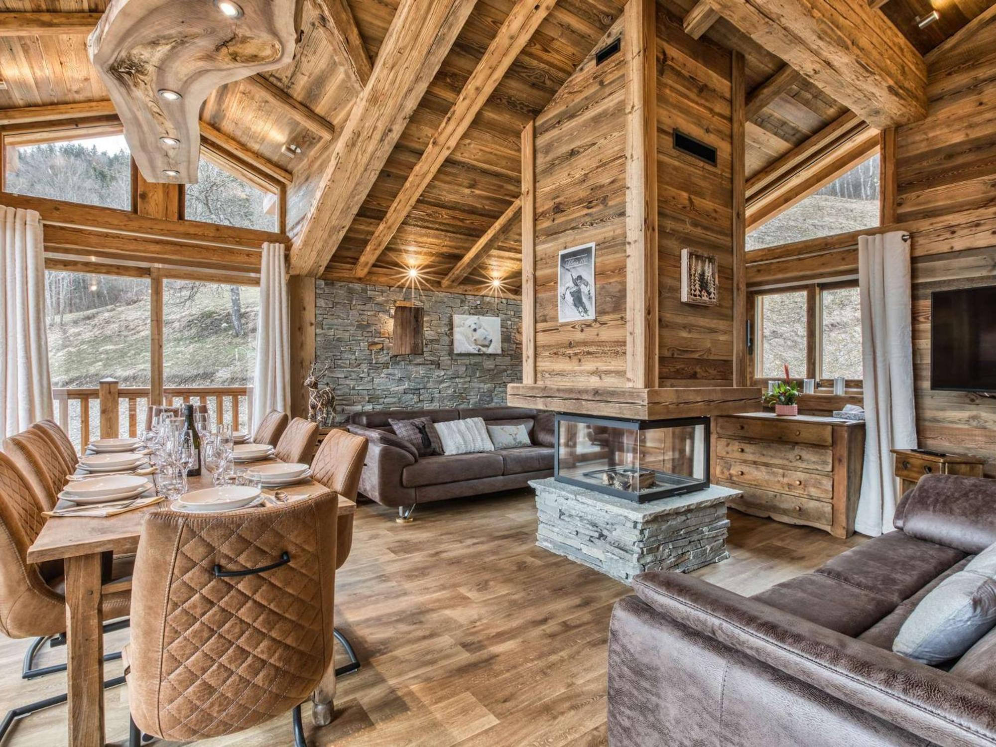 Chalet Spacieux Pres Des Pistes Avec Cheminee Et Wifi, Courchevel - Fr-1-631-224 Villa Екстериор снимка